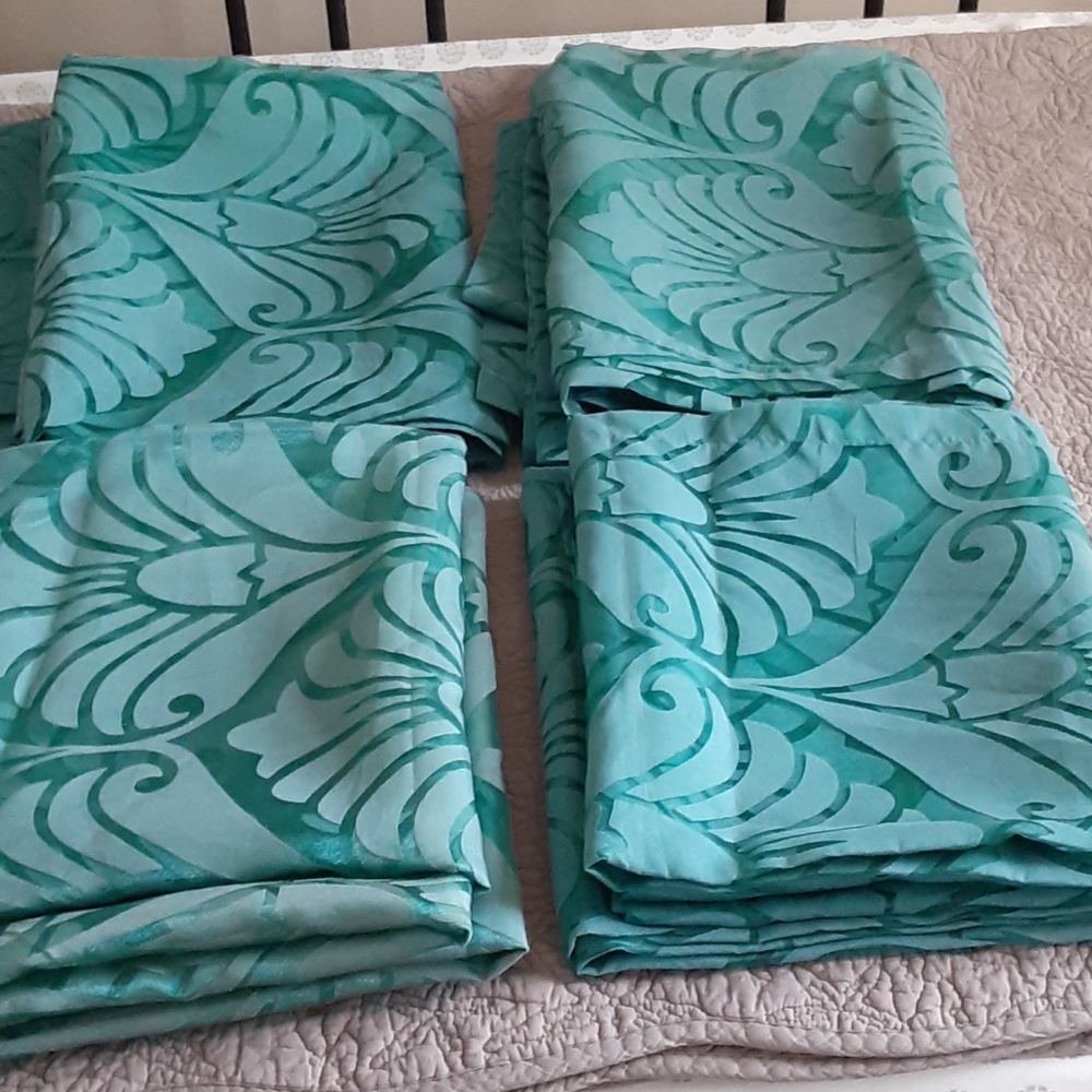 Pier1 sheer peacock panels